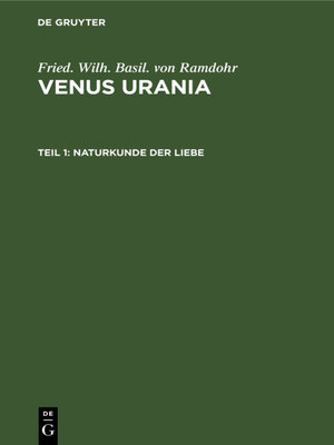 cover image of Naturkunde der Liebe